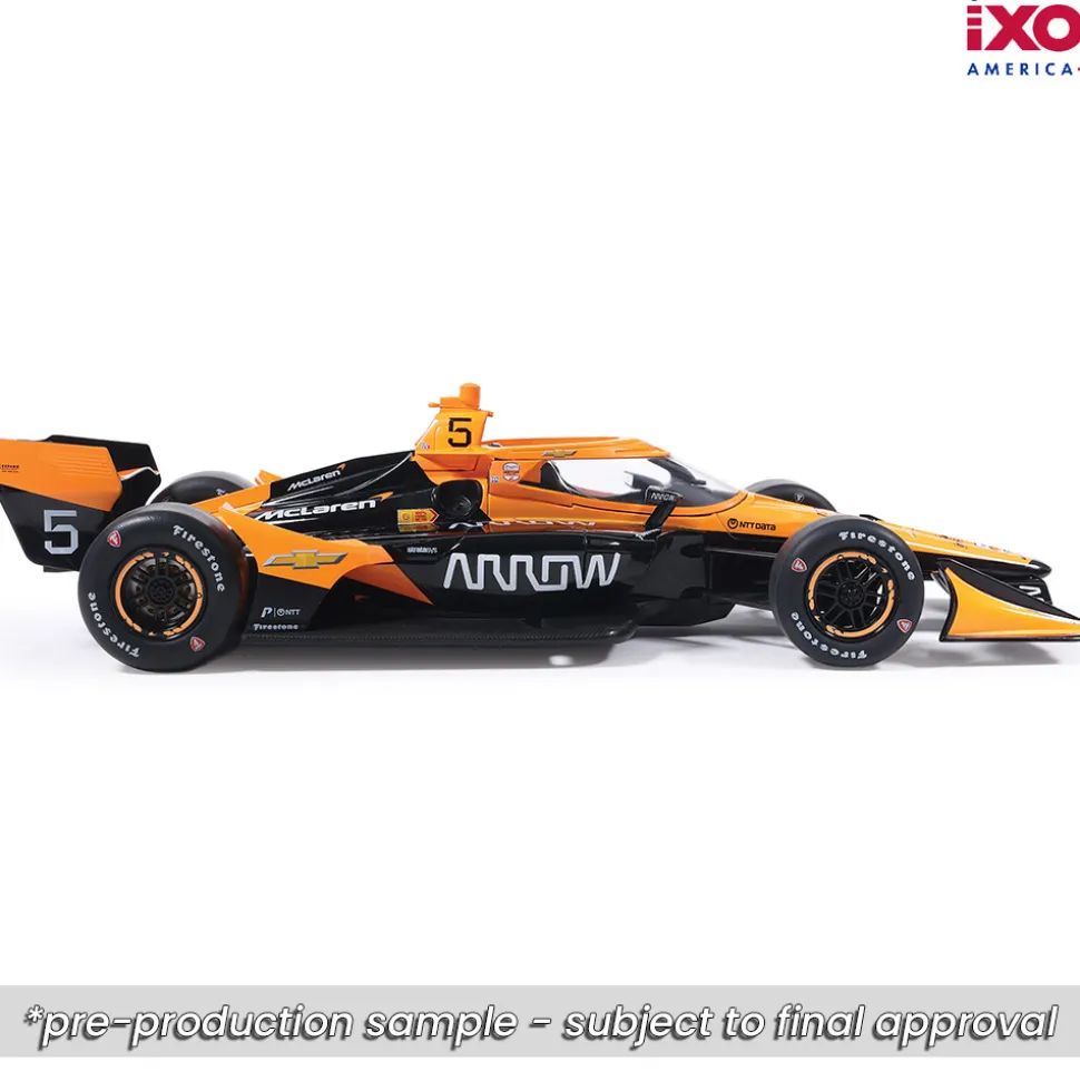 2026 NTT IndyCar Series #5 Pato O'Ward / Arrown McLaren Road Course 1:18 Scale Diecast Model Car by IXO Models