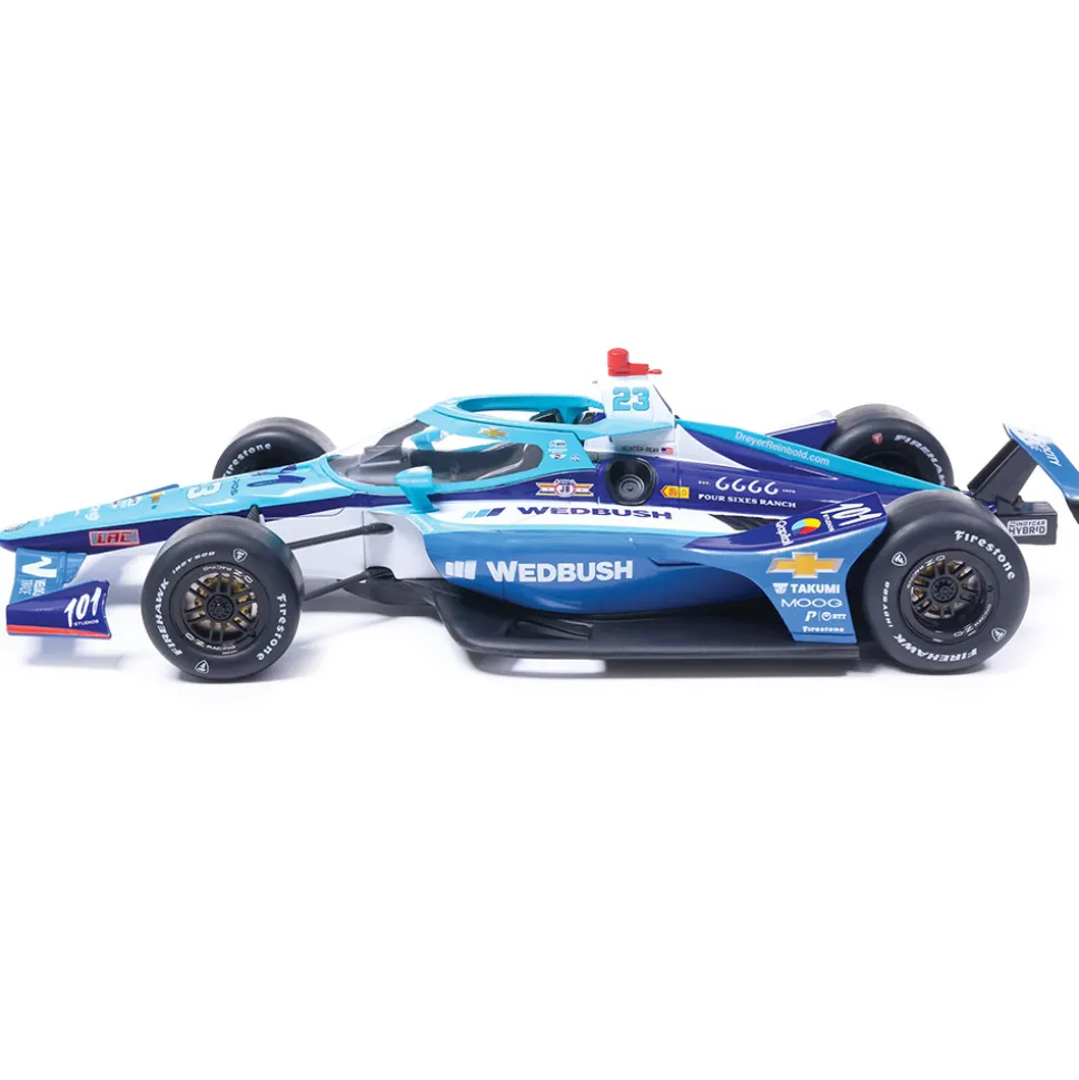 2025 NTT INDYCAR Series - #23 Ryan Hunter-Reay / Dreyer & Reinbold Racing/Cusick Motorsports, Wedbush Securities 1:18 Scale Diecast Model Car by IXO Models
