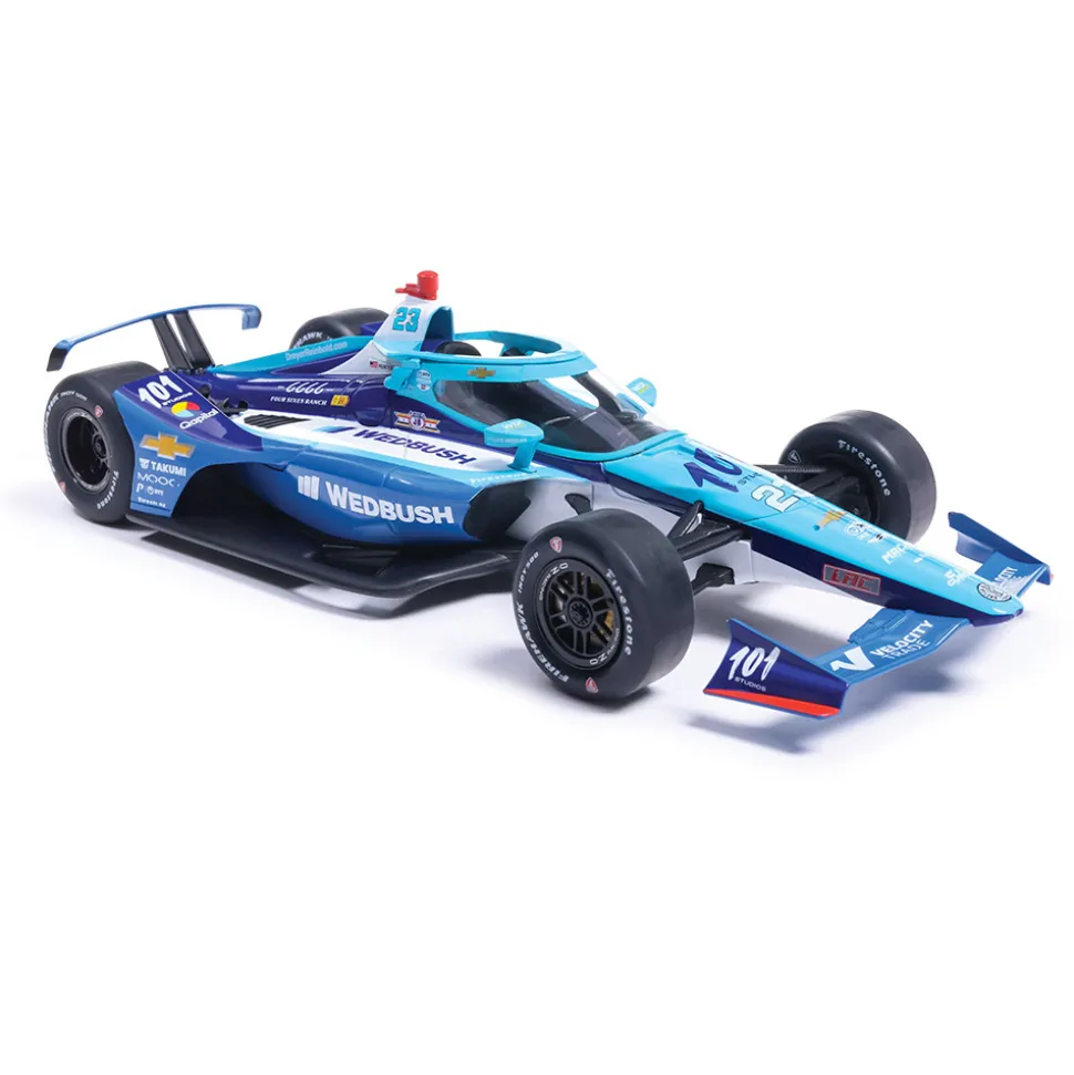 2025 NTT INDYCAR Series - #23 Ryan Hunter-Reay / Dreyer & Reinbold Racing/Cusick Motorsports, Wedbush Securities 1:18 Scale Diecast Model Car by IXO Models