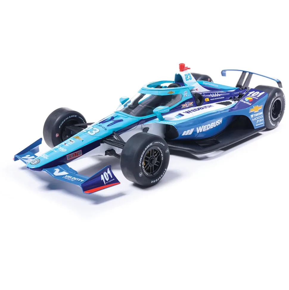2025 NTT INDYCAR Series - #23 Ryan Hunter-Reay / Dreyer & Reinbold Racing/Cusick Motorsports, Wedbush Securities 1:18 Scale Diecast Model Car by IXO Models