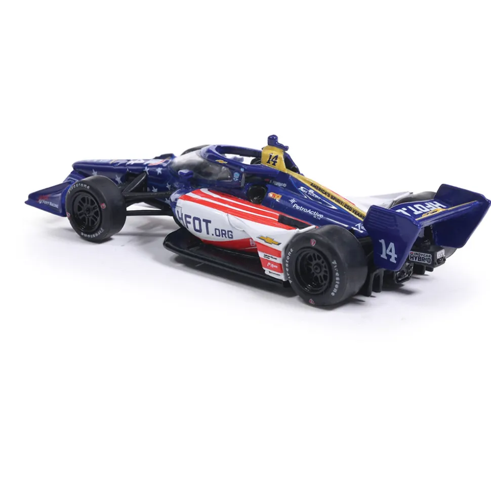 2026 NTT IndyCar Series #14 Santino Ferrucci / AJ Foyt Racing Super Speedway 1:64 Scale Diecast Model Car by IXO Models