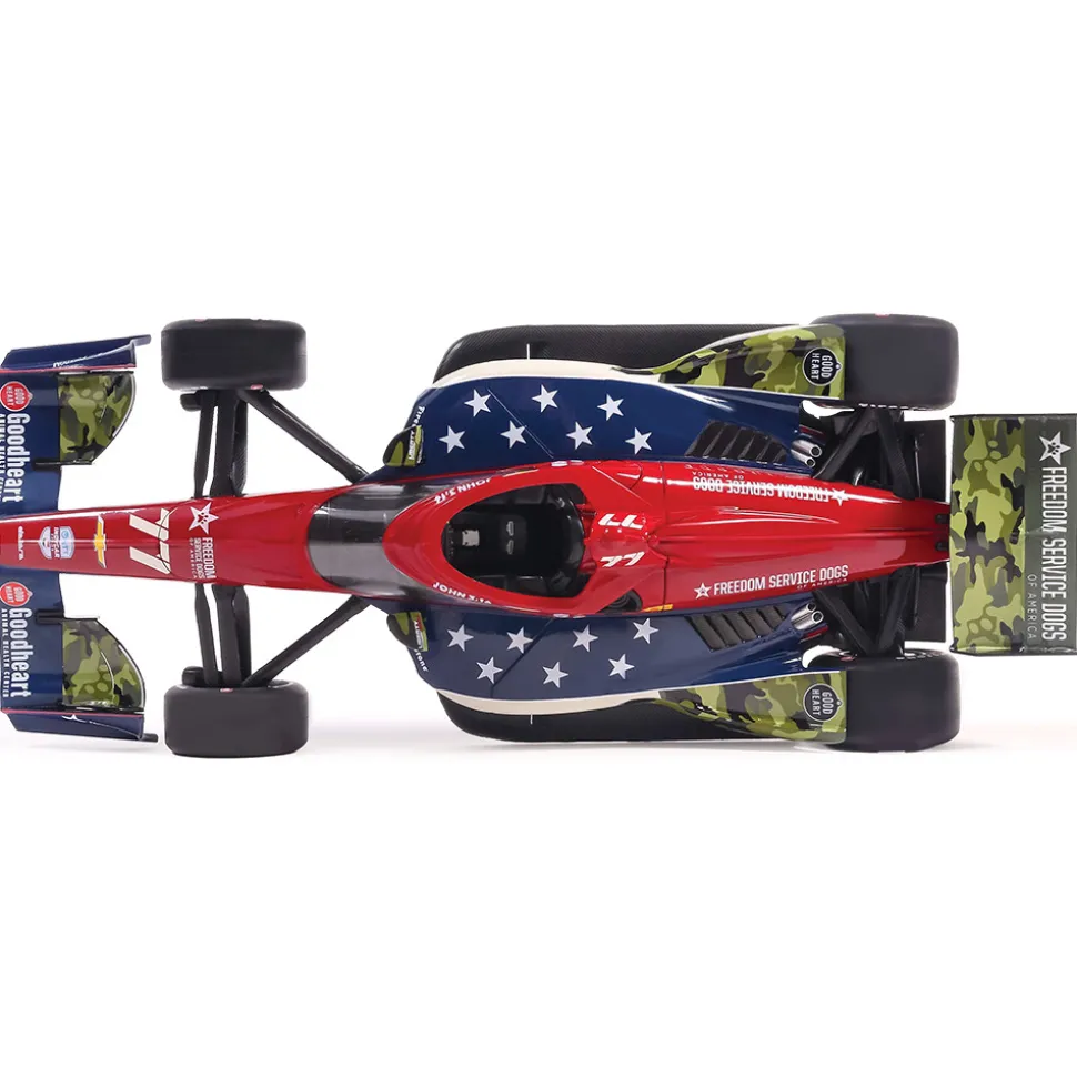 2026 NTT INDYCAR Series - #77 Sting Ray Robb / Juncos Hollinger Racing - Road Course 1:18 Scale Diecast Model Car by IXO Models