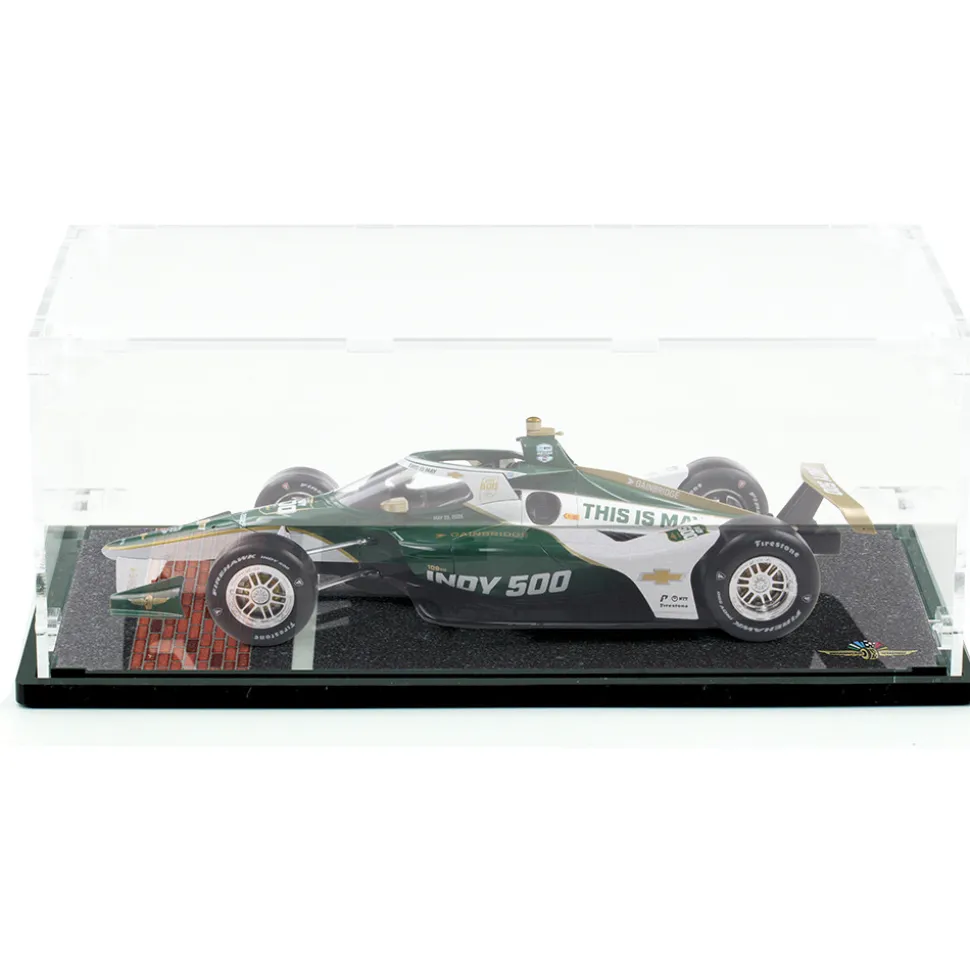 Official Indianapolis 500 1:18 Scale Diecast Display Case with Interchangeable Inserts 1:18 Scale Acrylic Display Case by Collector's Showcase