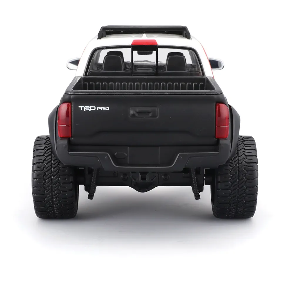 OFF-ROAD 2023 Toyota Tacoma TRD Pro - White 1:27 Scale Diecast Model Truck by Maisto