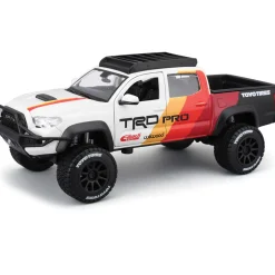 OFF-ROAD 2023 Toyota Tacoma TRD Pro - White 1:27 Scale Diecast Model Truck by Maisto