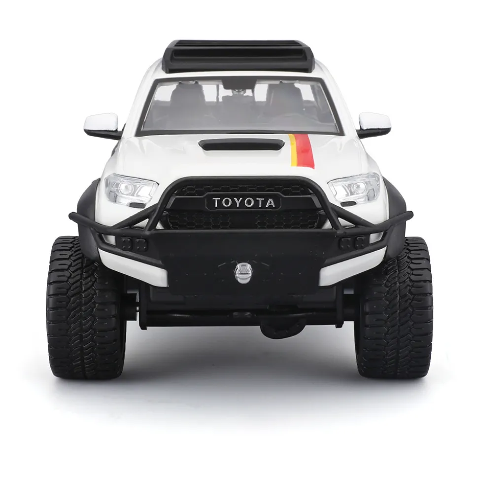 OFF-ROAD 2023 Toyota Tacoma TRD Pro - White 1:27 Scale Diecast Model Truck by Maisto