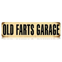 Old Farts Garage Metal Sign V302 Heavy Gauge American Steel by Vintage Sign Co.