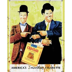 Old Gold Smooth Cigarettes Metal Sign RVG934 .010 Aluminum by Reedyville Goods