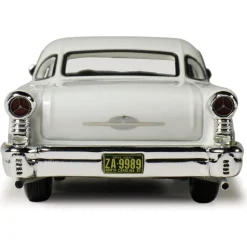 1957 Oldsmobile Starfire Coronado - Yellow & Alcan White 1:43 Scale Cast Resin Model Car by Goldvarg Collection