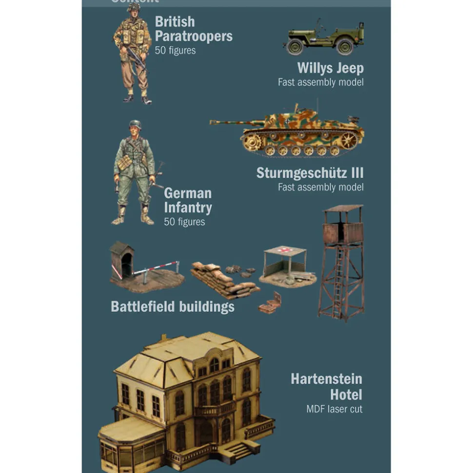 Operation Market Garden 1/72 Figure Set Italeri (6107s) 1:72 Scale Plastic by Italeri