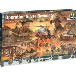 Op. Silver Bayonet - Vietnam War 1/72 Figure Kit 1:72 Scale Plastic Model Kit by Italeri