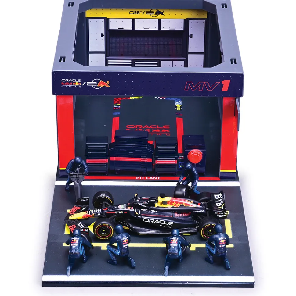 2024 Oracle F1 Red Bull RB20 Pit Pass - Verstappen #1 1:43 Scale Diecast Model Car by Bburago