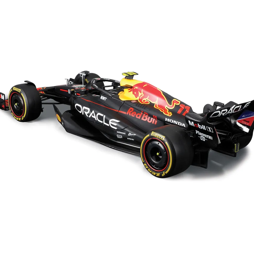 2023 Oracle F1 Red Bull RB19 w/figure - Perez #11 1:24 Scale Diecast Model Car by Bburago