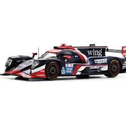 2024 Oreca 07 - Gibson No.22 UNITED AUTOSPORTS Winner LMP2 Le Mans 24H with Trophy 1:43 Scale Cast Resin Model Car by Spark