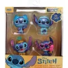 4-Pack 2.5" STITCH Wave #3 Metal Figures Diecast Figures by Jada Toys