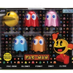 PAC-MAN 5-Pack 2.5" Metal Figures Diecast Metal Figure by Jada Toys