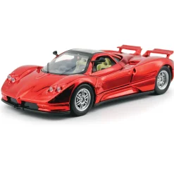Pagani Zonda C12 Mirror Finish Red - That's a Wrap 1:24 Scale Diecast Model Car by Motormax