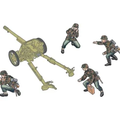 Pak 97/38 AT Gun with Crew 1/35 Kit 1:35 scale Plastic by Italeri