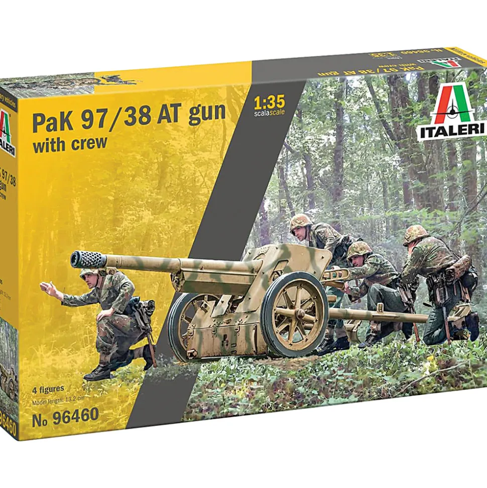 Pak 97/38 AT Gun with Crew 1/35 Kit 1:35 scale Plastic by Italeri