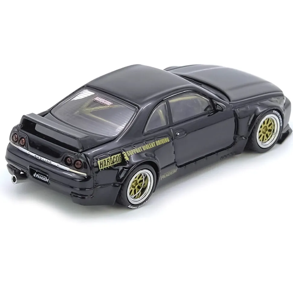 Pandem GT-R (Bcnr33) - Black 1:64 Scale Diecast Model Car by Inno Models