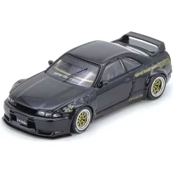 Pandem GT-R (Bcnr33) - Black 1:64 Scale Diecast Model Car by Inno Models