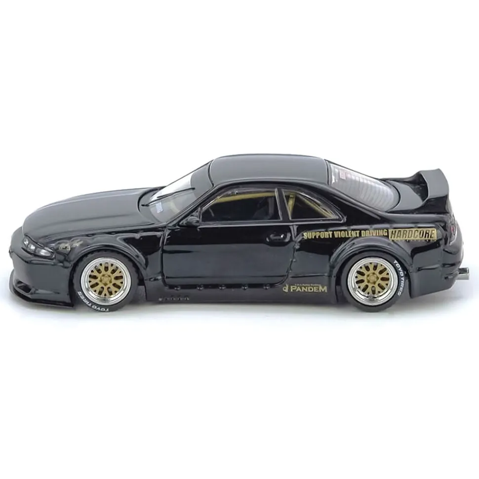 Pandem GT-R (Bcnr33) - Black 1:64 Scale Diecast Model Car by Inno Models