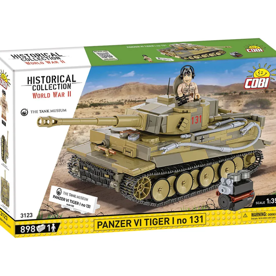 Panzer VI Tiger I # 131 Building Brick Set 1:35 Scale by Cobi Toys