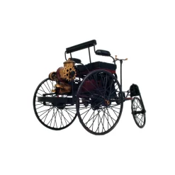 1886 Patent Wagen Metal Scuplture Diecut Model Car by Old Modern Handicraft