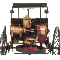 1886 Patent Wagen Metal Scuplture Diecut Model Car by Old Modern Handicraft