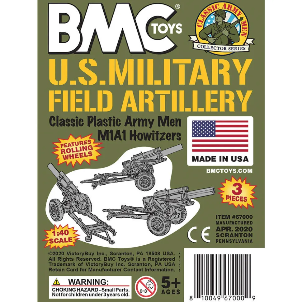 3-pc Field Artillery 1/24 Plastic Model VICTORYBUY (BMC-67000) Plastic by BMC Toys