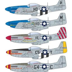 P-51D Mustang 1/72 Kit - Aces Version 1:72 scale Plastic by Italeri