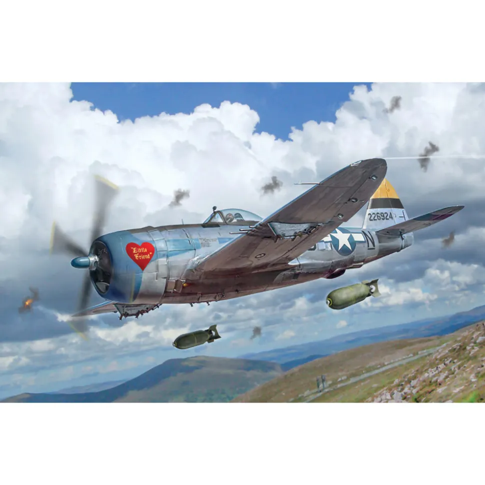P-47D Thunderbolt 1/48 Kit Italeri (2835) 1:48 scale Plastic by Italeri