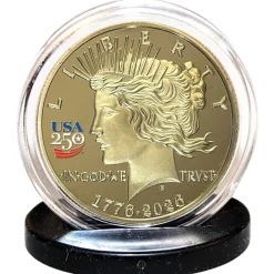 PEACE DOLLAR GOLDEN TRIBUTE 1 OZ COIN -250TH ANNIVERSARY Merrick Mint (PEACE_250TH_GLD_TRIB) by Merrick Mint