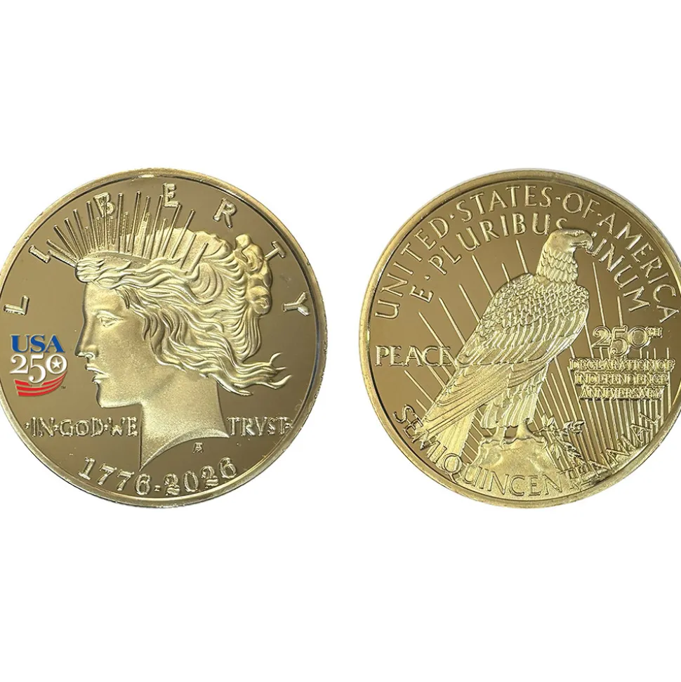 PEACE DOLLAR GOLDEN TRIBUTE 1 OZ COIN -250TH ANNIVERSARY Merrick Mint (PEACE_250TH_GLD_TRIB) by Merrick Mint