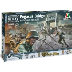 Pegasus Bridge Airborne Assault 1/72 Figure Kit 1:72 Scale Plastic Model Kit by Italeri