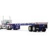 Peterbilt Bicentennial 359 Flat Top Sleeper & 48' Flatbed 1:64 Scale Diecast Model Truck by Diecast Promotions
