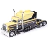 2002 Peterbilt 379 Big Bunk - Yellow And Black 1:64 Scale Diecast Model Truck by IXO Models
