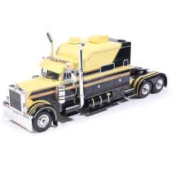2002 Peterbilt 379 Big Bunk - Yellow And Black 1:64 Scale Diecast Model Truck by IXO Models