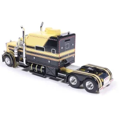 2002 Peterbilt 379 Big Bunk - Yellow And Black 1:64 Scale Diecast Model Truck by IXO Models