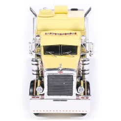 2002 Peterbilt 379 Big Bunk - Yellow And Black 1:64 Scale Diecast Model Truck by IXO Models