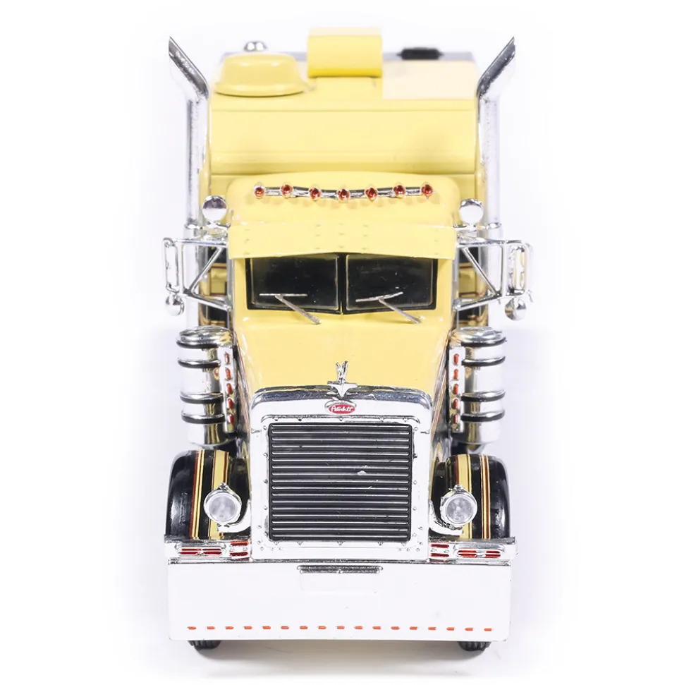 2002 Peterbilt 379 Big Bunk - Yellow And Black 1:64 Scale Diecast Model Truck by IXO Models
