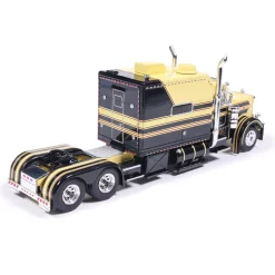 2002 Peterbilt 379 Big Bunk - Yellow And Black 1:64 Scale Diecast Model Truck by IXO Models