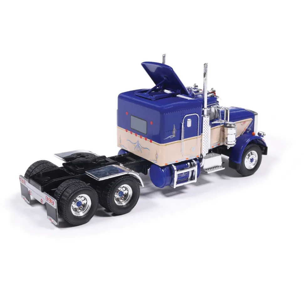 1973 Peterbilt 359 - Blue And Tan 1:64 Scale by IXO Models