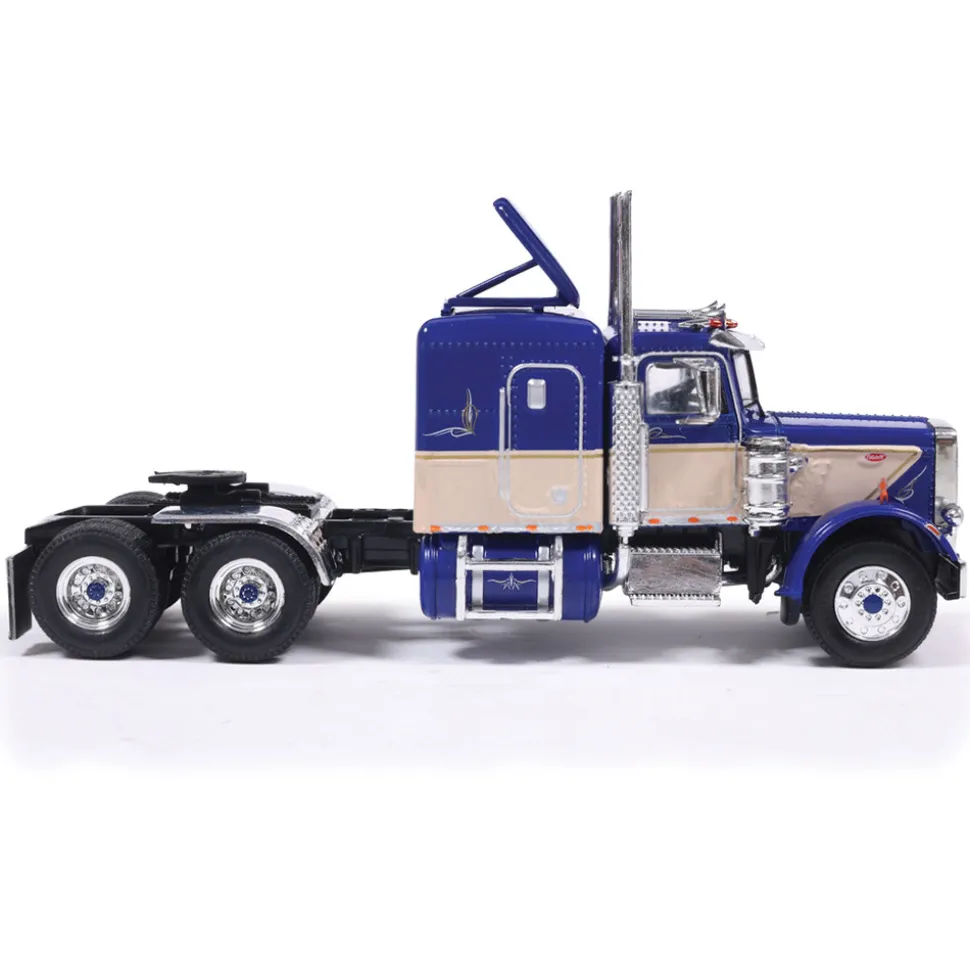 1973 Peterbilt 359 - Blue And Tan 1:64 Scale by IXO Models