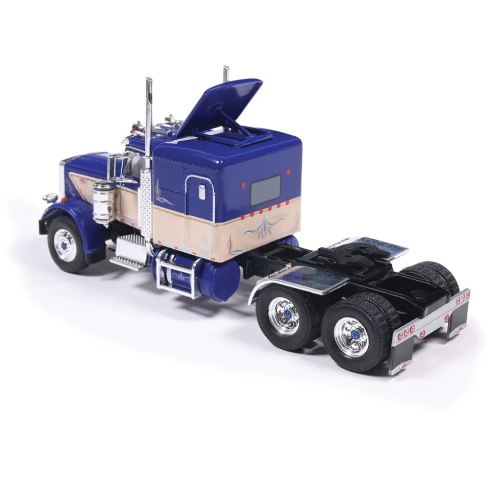 1973 Peterbilt 359 - Blue And Tan 1:64 Scale by IXO Models