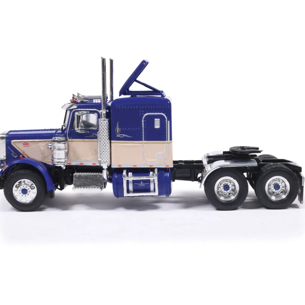 1973 Peterbilt 359 - Blue And Tan 1:64 Scale by IXO Models