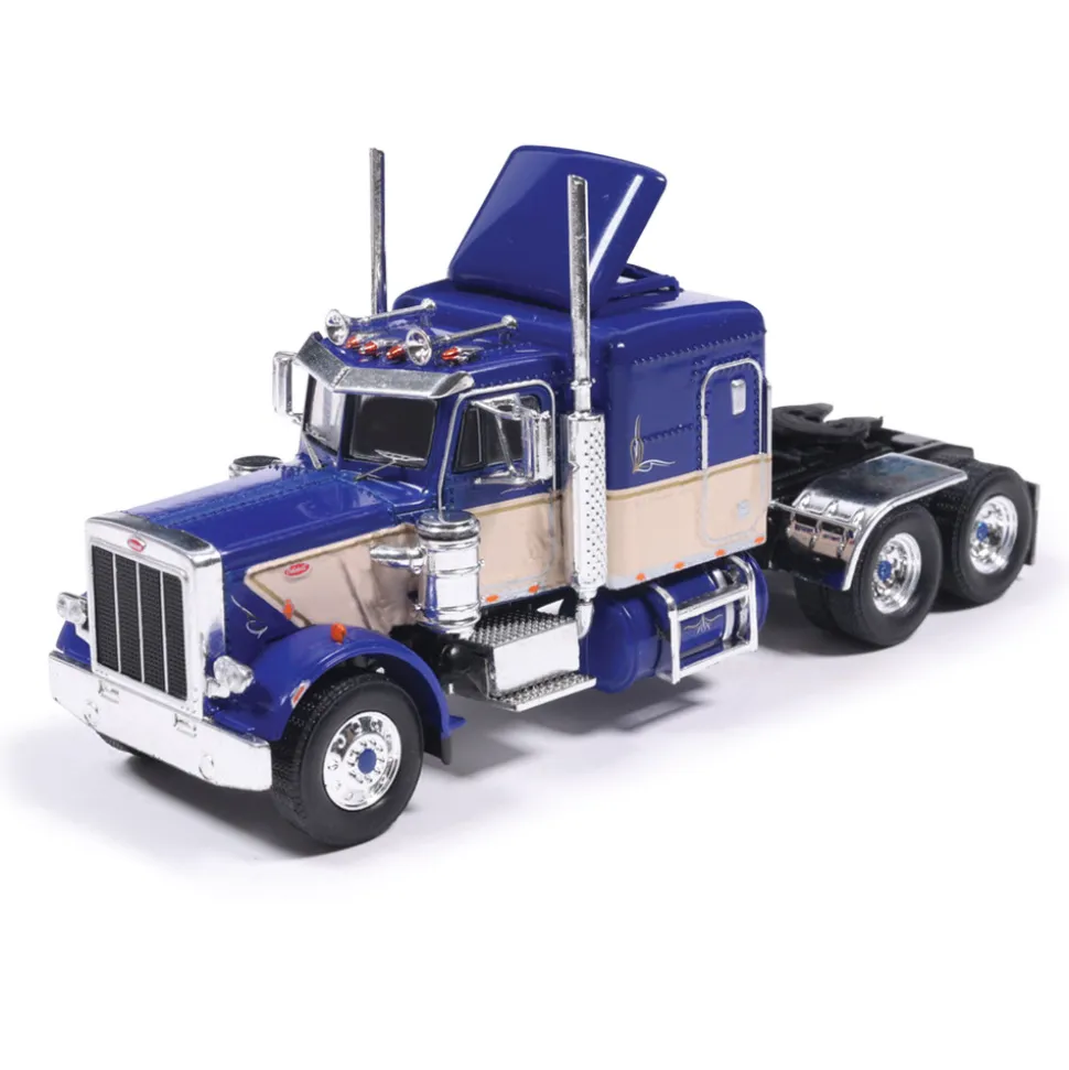1973 Peterbilt 359 - Blue And Tan 1:64 Scale by IXO Models