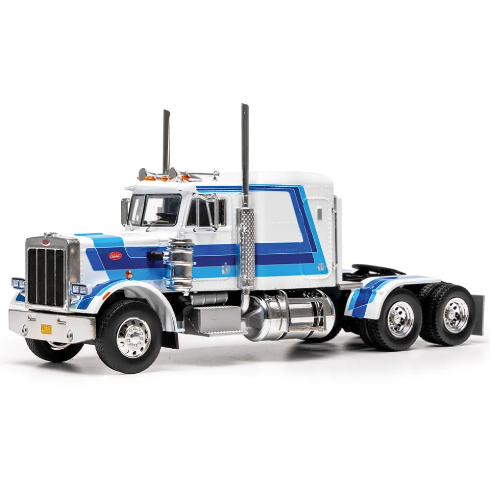 1980 Peterbilt 359 - Blue and White 1:43 Scale Diecast Model Truck by IXO Models