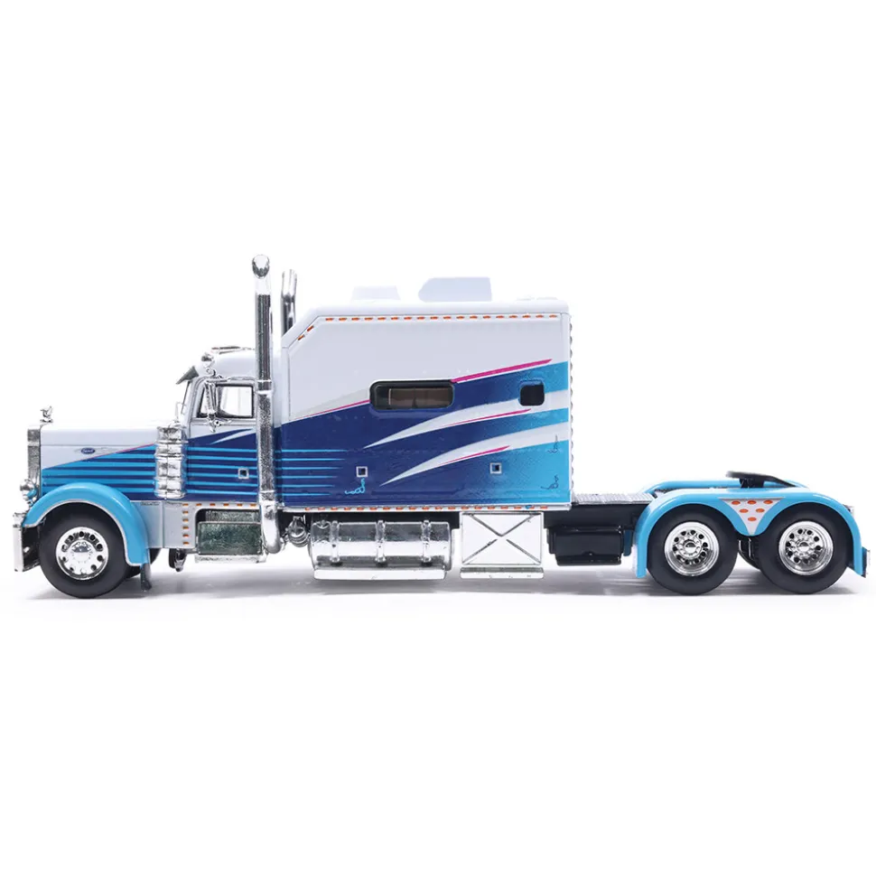 Peterbilt 379 - Blue & White 1:64 Scale Diecast Model Truck by IXO Models
