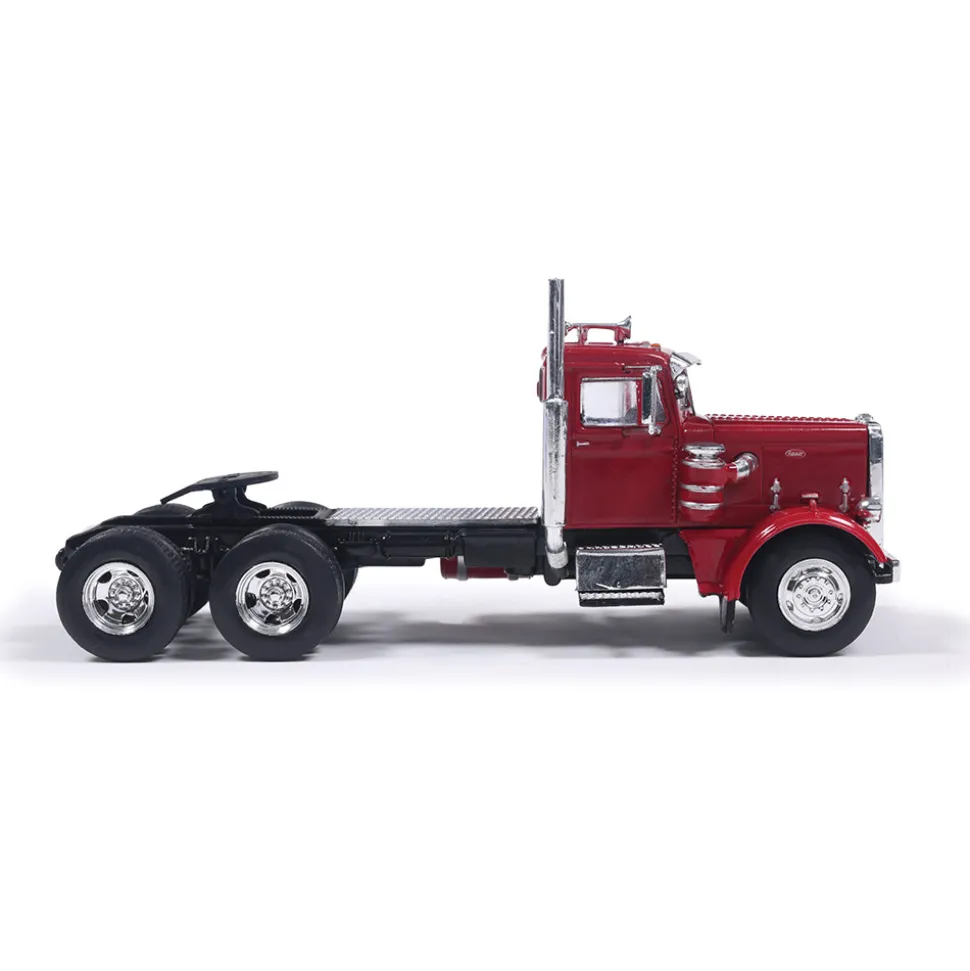 1963 Peterbilt 281 - Burgundy 1:64 Scale by IXO Models